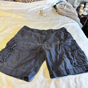 Arizona Jean Company Blue Cargo Shorts Size 34